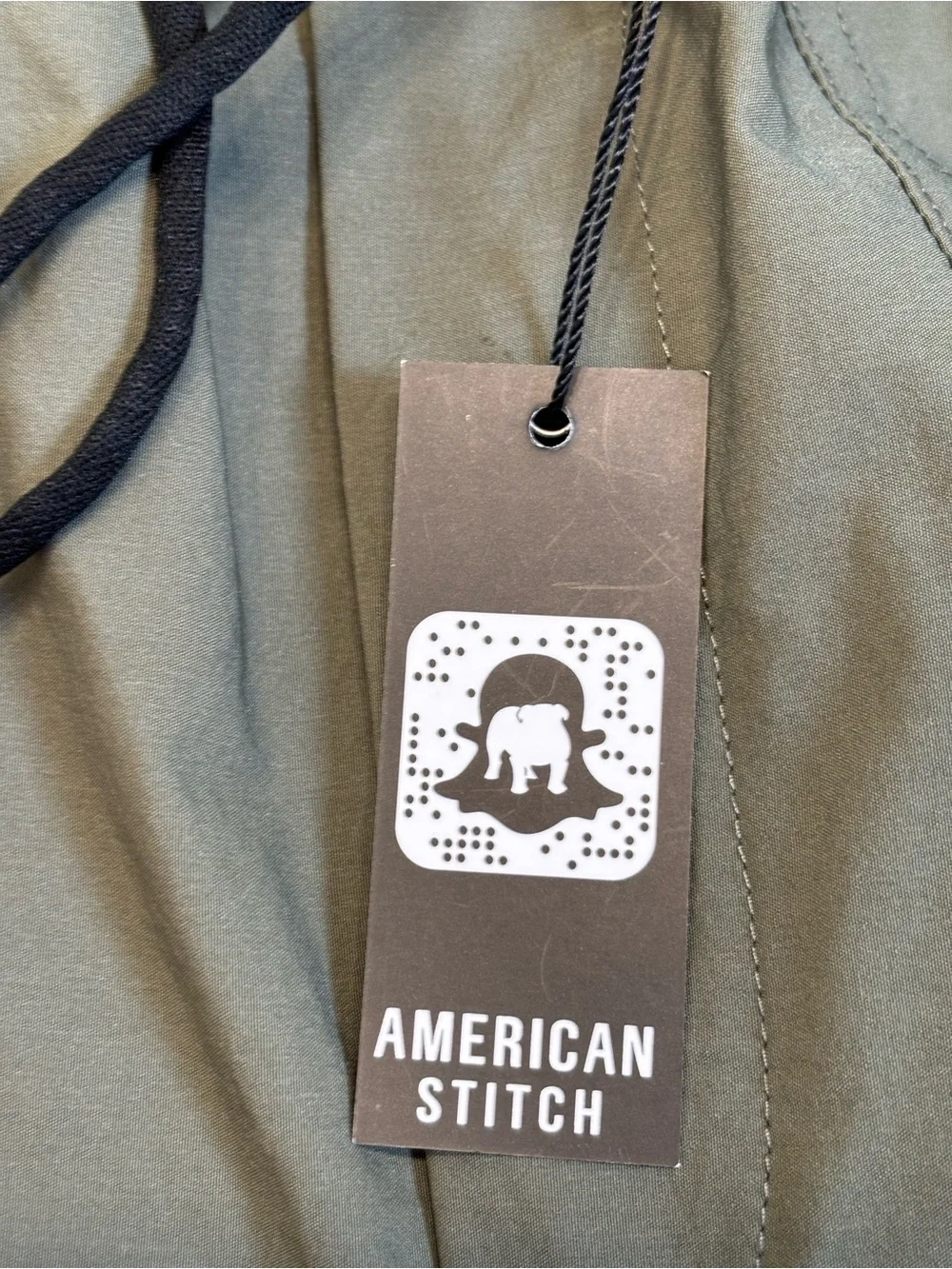 American Stitch Nylon Cargo Pants Olive Green Medium NWT Techwear Gorpcore